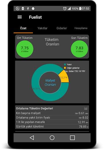 Fuel log & Cost Tracking app screenshot 11