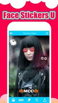 Face Stickers U Photo Filters Effect скриншот 3