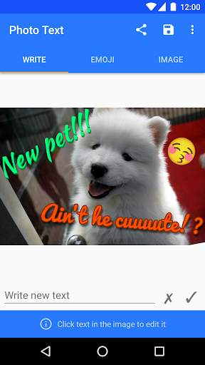 Photo Text - Write on Picture screenshot 2