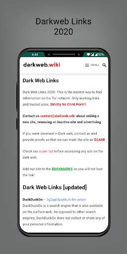 Dark Web Wiki screenshot 3