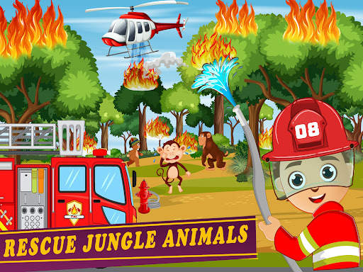 Firefighter Rescue Truck Games screenshot 15