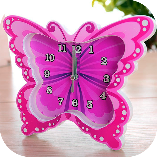Butterfly Clock live wallpaper icon