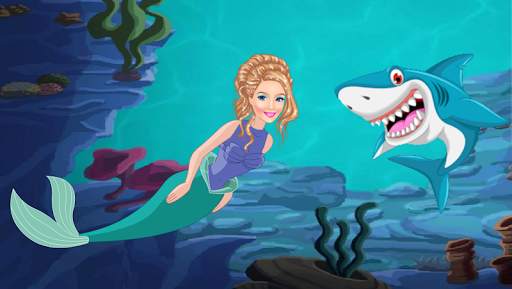 Mermaid vs Shark Dash скриншот 2