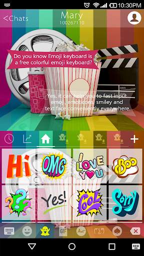 Film Emoji Keyboard Theme screenshot 4
