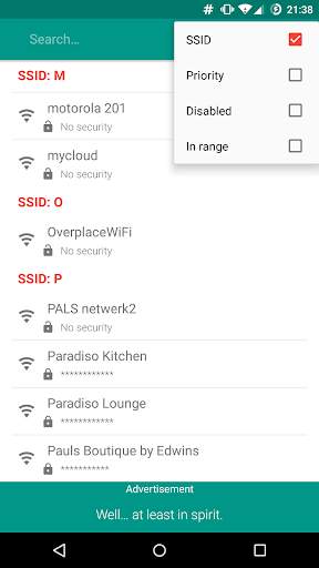 [Root] WiFi Password Recovery screenshot 1