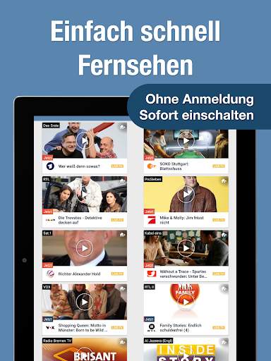 Fernsehen App mit Live TV 15 تصوير الشاشة