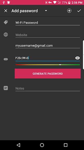 BlackBerry Password Keeper screenshot 4