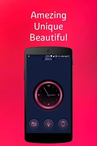 Clock Torch Flashlight Widgets screenshot 1