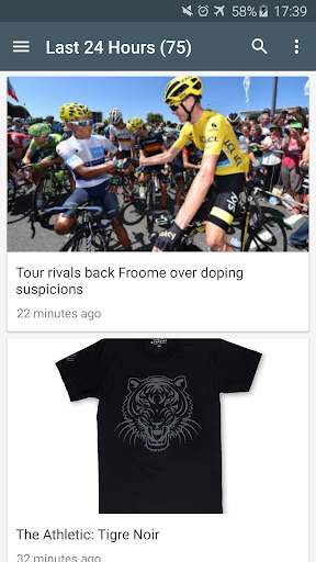 Cycling News screenshot 2