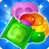 Cookie Candy Saga Match 3 game: Sweet Puzzle mania logo