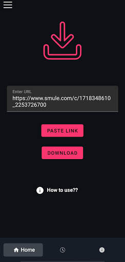 video audio Song downloader for Smule screenshot 1