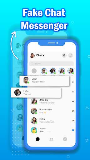 Fake messenger chat, fake chat, prank chat screenshot 2