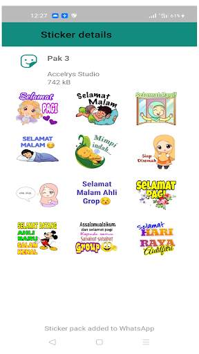 Selamat pagi stickers 💖 selamat malam stickers screenshot 4