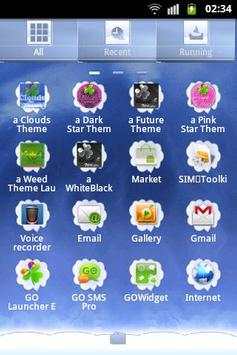 GO Launcher EX Theme Clouds screenshot 4