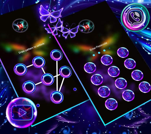 Glow Butterfly Launcher Theme screenshot 5