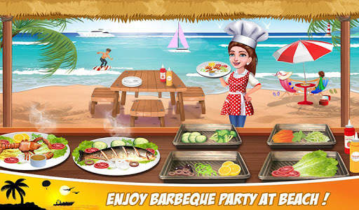 Super Chef Beach Bbq Kitchen Story Cooking Games screenshot 8