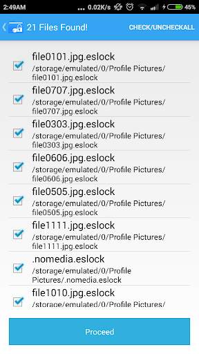 ESLock File Recovery Lite screenshot 2