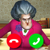 Scary Teacher Call icon