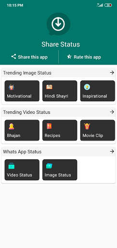 ShareStatus - Quotes, Videos, WhatsApp Status screenshot 2