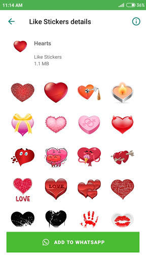 Like Stickers For WhatsApp - WAStickerApps screenshot 2