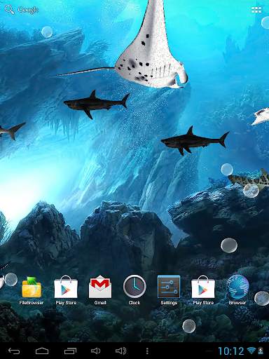 3D Sharks Live Wallpaper Lite screenshot 4