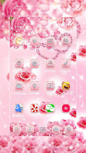 Pink Rose Diamond Theme screenshot 5