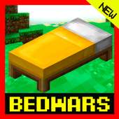 Bed wars maps for Minecraft logo