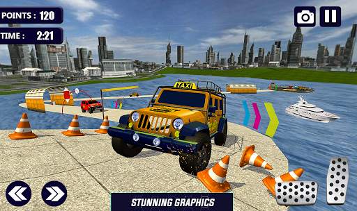 Prado Taxi Car Impossible Tracks Crazy Car Stunts screenshot 14