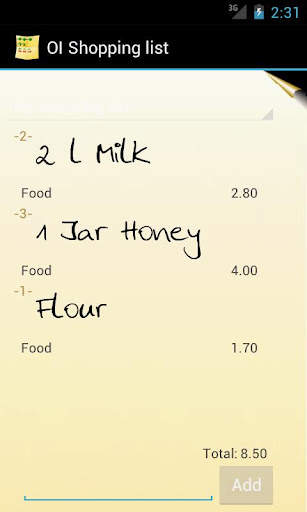 OI Shopping list screenshot 7