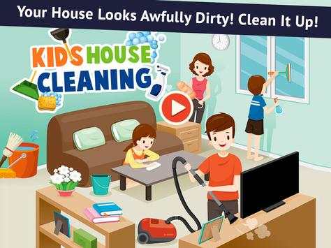 Kids House Cleaning - Kids House Cleanup Games screenshot 1