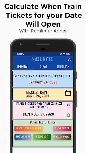 RAIL DATE - Train Ticket Booki screenshot 2