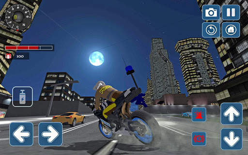 Police Motorbike 3D Simulator 2018 screenshot 1