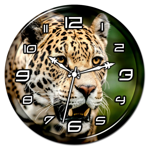 Jaguar Clock Live Wallpaper icon