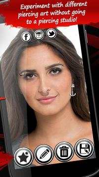 Piercing Stickers Image Editor screenshot 2
