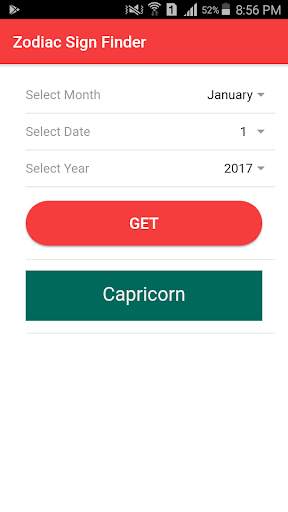 Zodiac Sign Calculator from Date of Birth screenshot 1