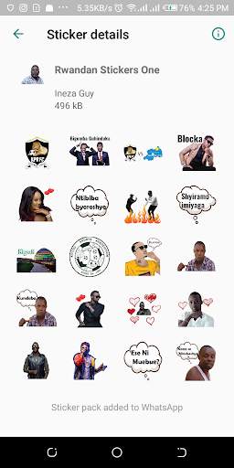 Rwandan Stickers for WhatsApp screenshot 3