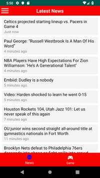 Latest NBA News 24/7, Funny Basketball Game screenshot 1