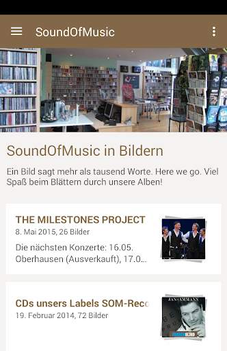 Sound of Music - Musicalshop screenshot 1