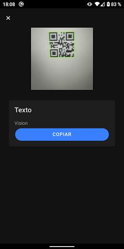Vision QR screenshot 2
