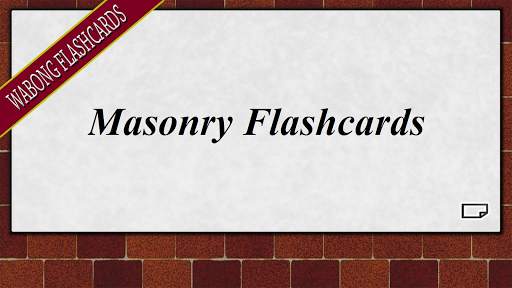 Masonry and Bricklaying Flashcards screenshot 2