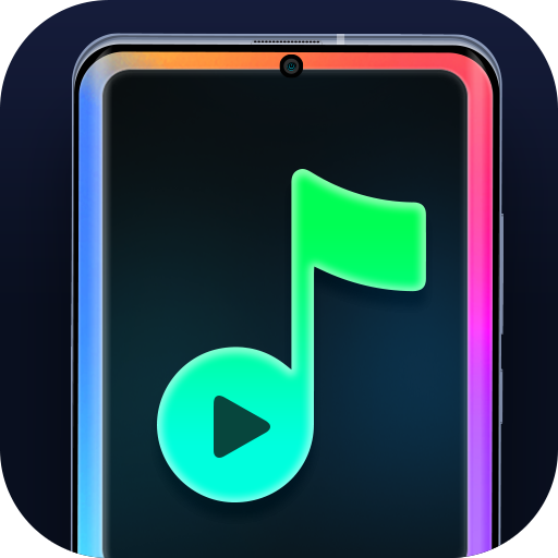 Edge Border Lighting On Music icon