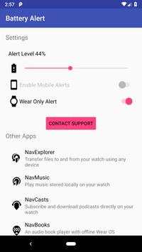Wear OS Custom Battery Alert on Phone or Watch скриншот 2