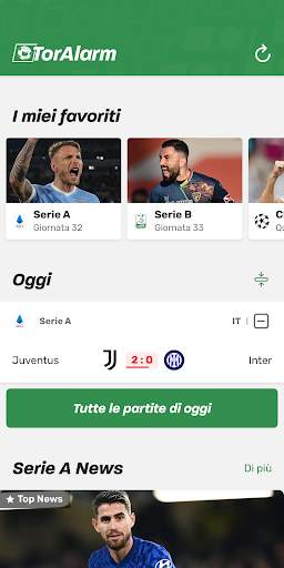 TorAlarm - Risultati di calcio screenshot 1