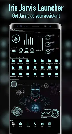Iris Jarvis Launcher screenshot 1
