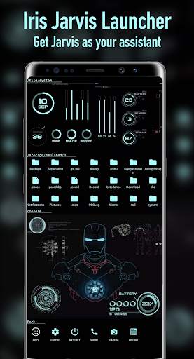 Iris Jarvis Launcher screenshot 1