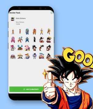Goku Sticker for Whatsapp - Saiyan Stickers screenshot 2