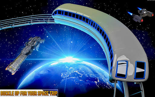Train express roller coaster train drive screenshot 3