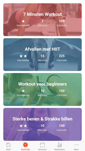 Full body workout trainingsschema screenshot 5