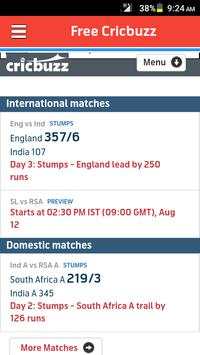 Free Cricbuzz screenshot 3