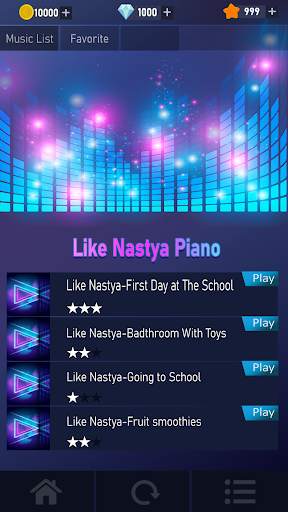 Like Nastya Piano tiles screenshot 1